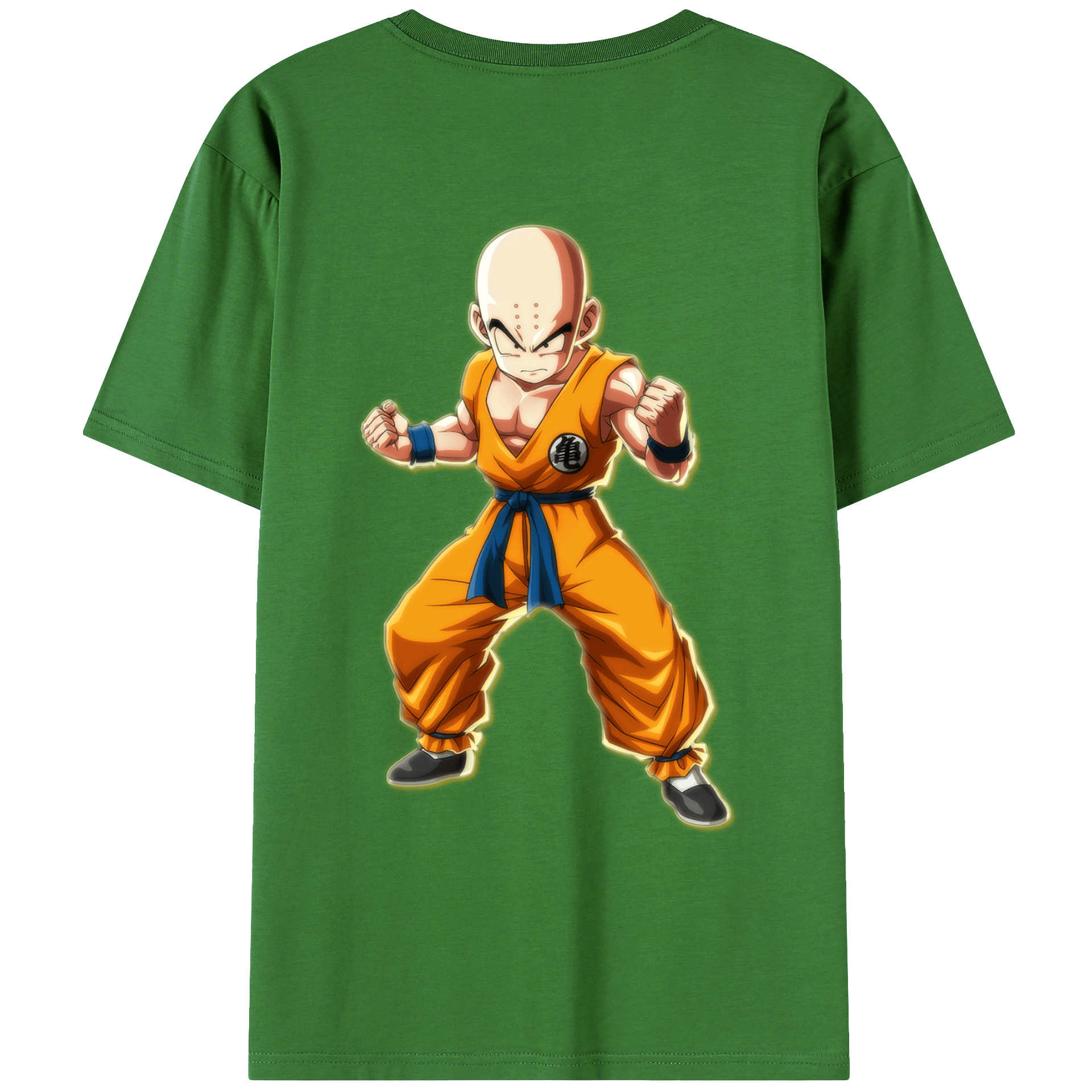 （画像用） ドラゴンボール クリリン DRAGON BALL krillin レディース半袖Tシャツ(バックプリント)